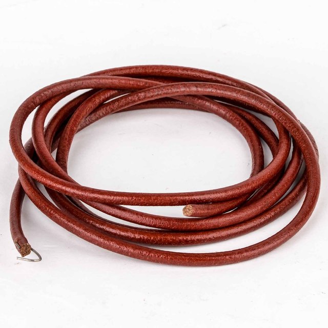 183cm*5mm Leather Belt For Sewing Machine Vintage Treadle Peddling